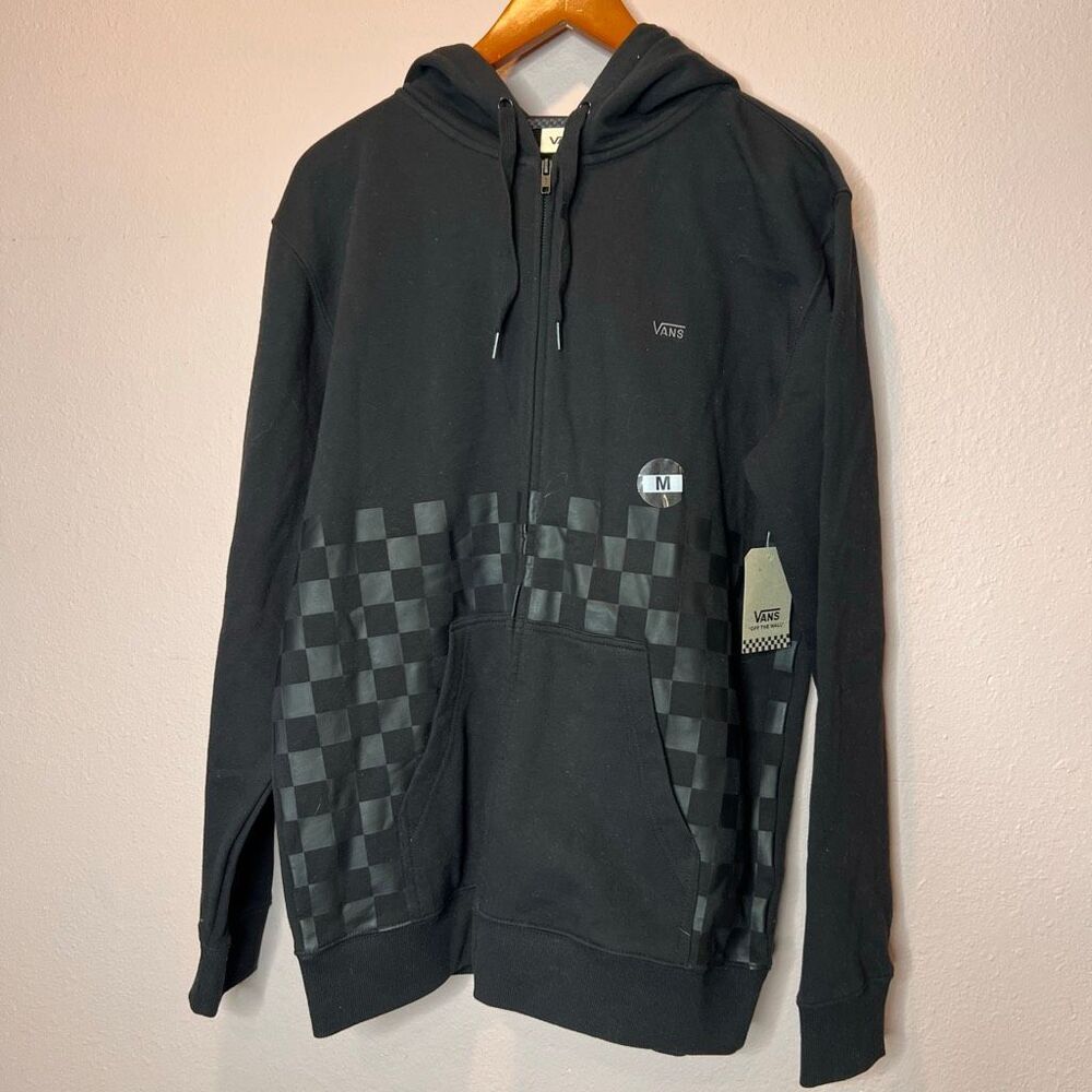 Vans off the wall checkered zip up hoodie new with tags